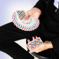 Preview: Checkerboard Playing Cards - Multicolor