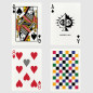 Preview: Checkerboard Playing Cards - Multicolor