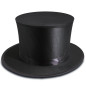 Preview: Folding Top Hat with Secret Pocket - Black