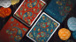 Preview: Plastic Paisley Poker Blue by Dutch Card House Company - Pokerdeck