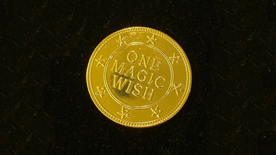 18K Gold Plated Magic Wishing Coin by Alan Wong