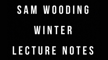 Sam Wooding 2017 Winter Lecture Notes by Sam Wooding - eBook - DOWNLOAD