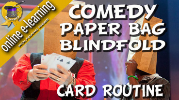 Comedy Paper Bag Blindfold Routine by Wolfgang Riebe - Video - DOWNLOAD