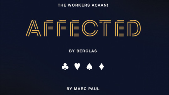 Affected by Berglas (Gimmick and online instructions) by Marc Paul & Kaymar Magic