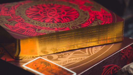 Atlantis (Water and Fire) Limited Gilded 2 Decks Set - Pokerdeck