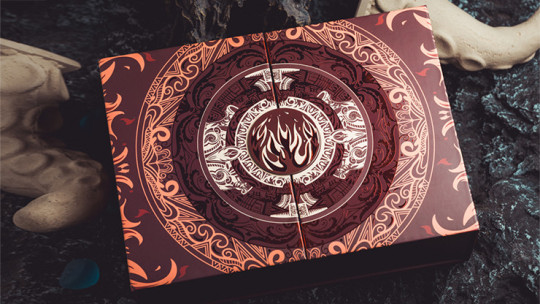 Atlantis (Water and Fire) Limited Gilded 2 Decks Set - Pokerdeck