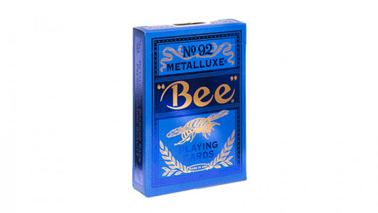 Bee Blue MetalLuxe by US Playing Card - Pokerdeck