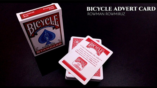 Bicycle Advert Card by Rowman Rowmiruz - Video - DOWNLOAD