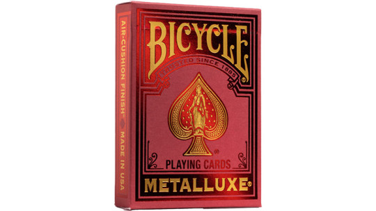 Bicycle Metalluxe Red by US Playing Card Co. - Pokerdeck