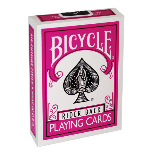 Bicycle - Poker Deck - Fuchsia back