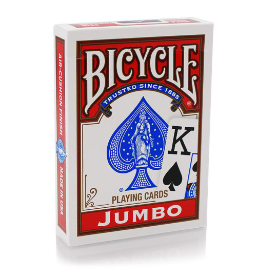 Bicycle - Poker size jumbo index - Red back