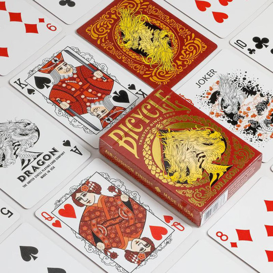 Bicycle - Red Dragon Playing Cards