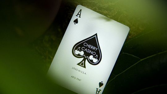 Cherry Casino House Deck (Sahara Green) - Pokerdeck