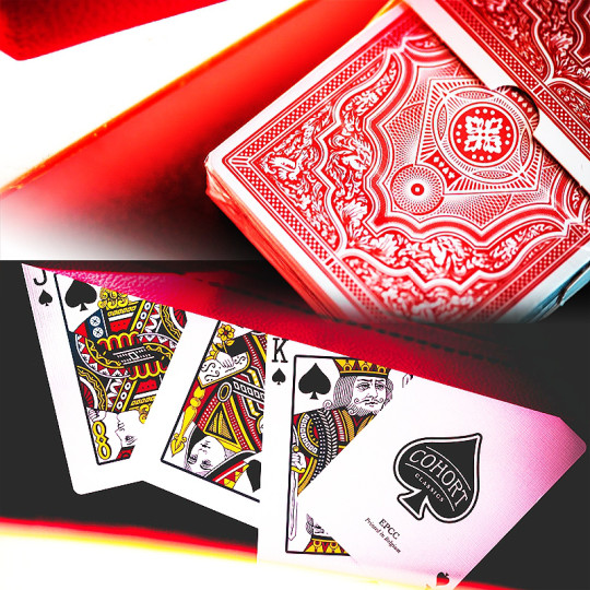 Cohort Red Playing Cards - Spezial/Gaff