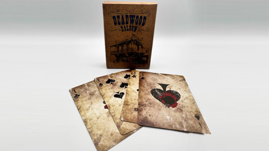 Deadwood Marked (Blue) by Matthew Wright and Mark Bennett - Pokerdeck - Markiertes Kartenspiel