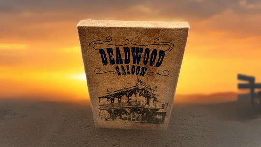 Deadwood Marked (Blue) by Matthew Wright and Mark Bennett - Pokerdeck - Markiertes Kartenspiel