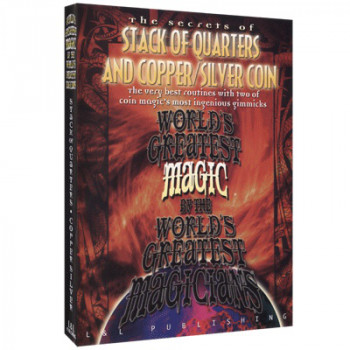 Stack Of Quarters And Copper/Silver Coin (World's Greatest Magic) - Video - DOWNLOAD