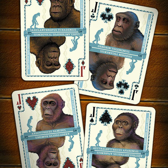 Evolution of Mankind Playing Cards p