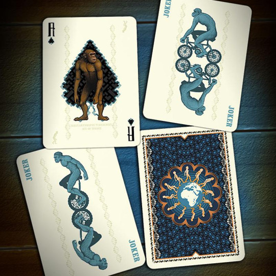 Evolution of Mankind Playing Cards p