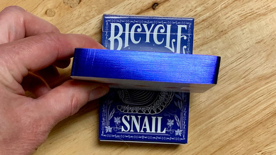 Gilded Bicycle Snail (Blue) - Pokerdeck