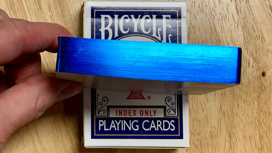 Gilded Blue Bicycle Index Only - Pokerdeck