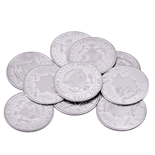 Half Dollar Palming Coins - Set of 10