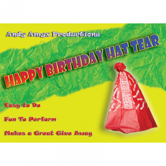 Happy Birthday Hat Tear by Andy Amyx