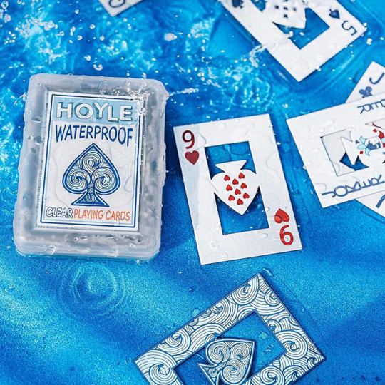 Hoyle Waterproof Clear Playing Cards