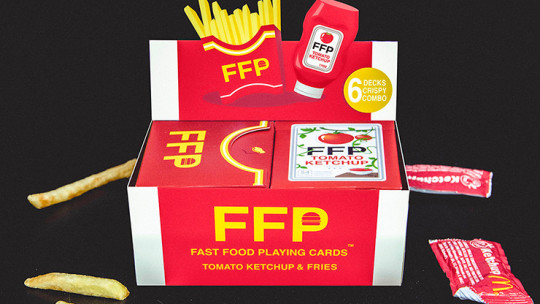 Ketchup and Fries Combo (1/2 Brick) by Fast Food - Pokerdeck