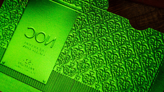 NOC (Green) The Luxury Collection by Riffle Shuffle x The House of - Pokerdeck