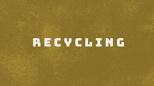 Recycling by Sandro Loporcaro (Amazo) - Video - DOWNLOAD