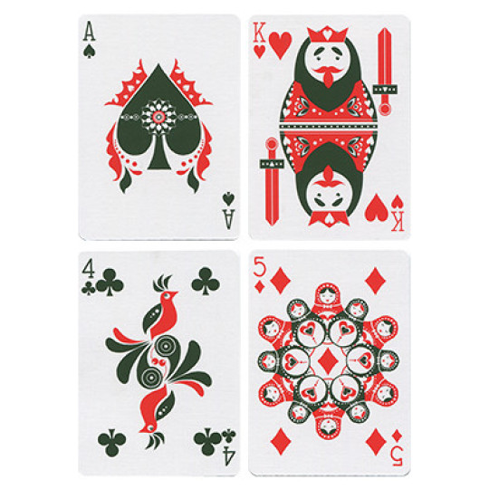 Russian Folk Art Deck by Natalia Silva