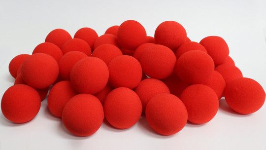 Schaumstoffbälle - 2 Zoll - Rot - Sponge Balls - PRO - 50 Stück