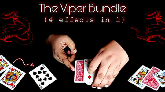 The Viper Bundle (4 effects in 1) by Viper Magic - Video - DOWNLOAD