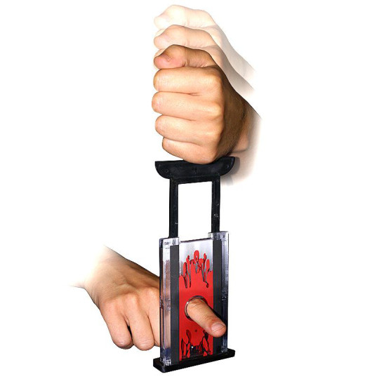 Transparent finger chopper