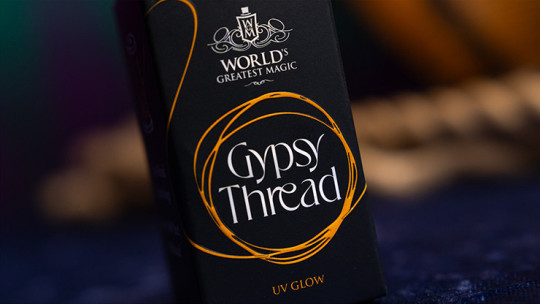 WGM UV GLOW GYPSY THREAD ORANGE REFILL SPOOL by Murphy's Magic