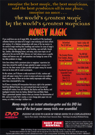 World's Greatest Magic: Money Magic - DVD