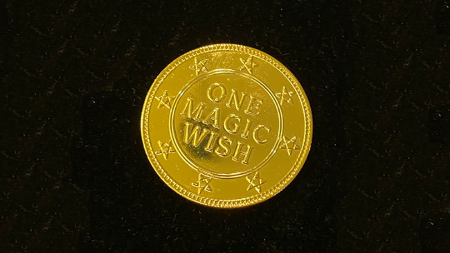 18K Gold Plated Magic Wishing Coin by Alan Wong