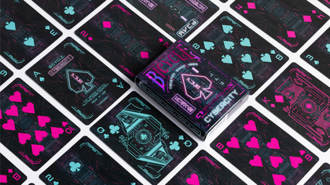 Bicycle Cyberpunk Cybercity by US Playing Card Co - Pokerdeck