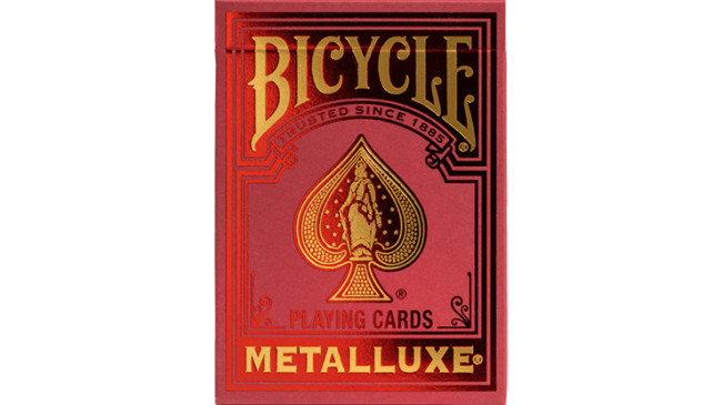 Bicycle Metalluxe Red by US Playing Card Co. - Pokerdeck