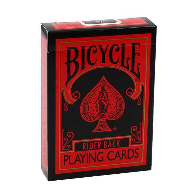 Bicycle Reverse (Red & Black)