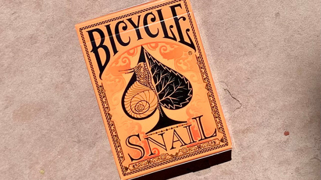 Bicycle Snail (Orange) - Pokerdeck