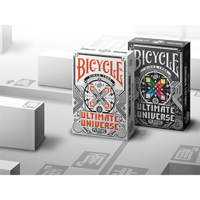 Bicycle Ultimate Universe Gray Scale by Gamblers Warehouse - Pokerdeck