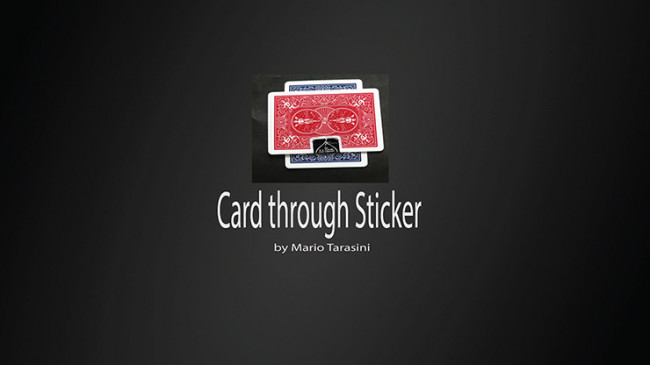 Card through Sticker by Mario Tarasini - Video - DOWNLOAD
