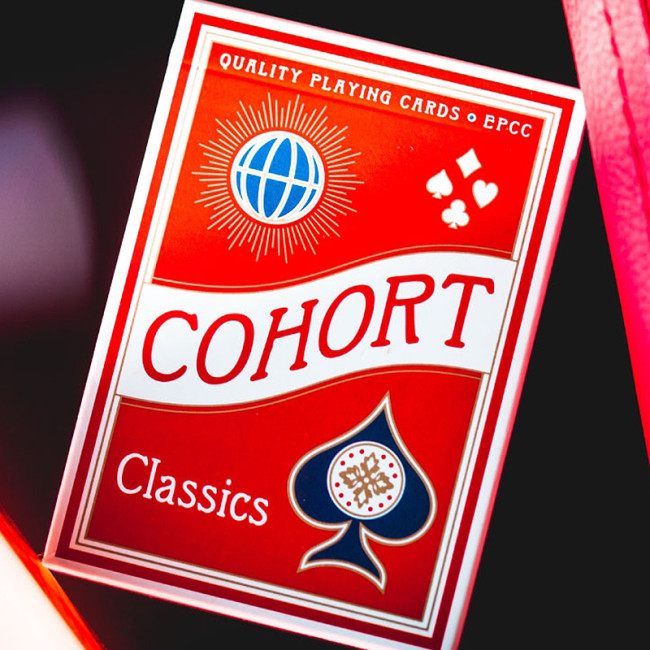 Cohort Red Playing Cards - Spezial/Gaff