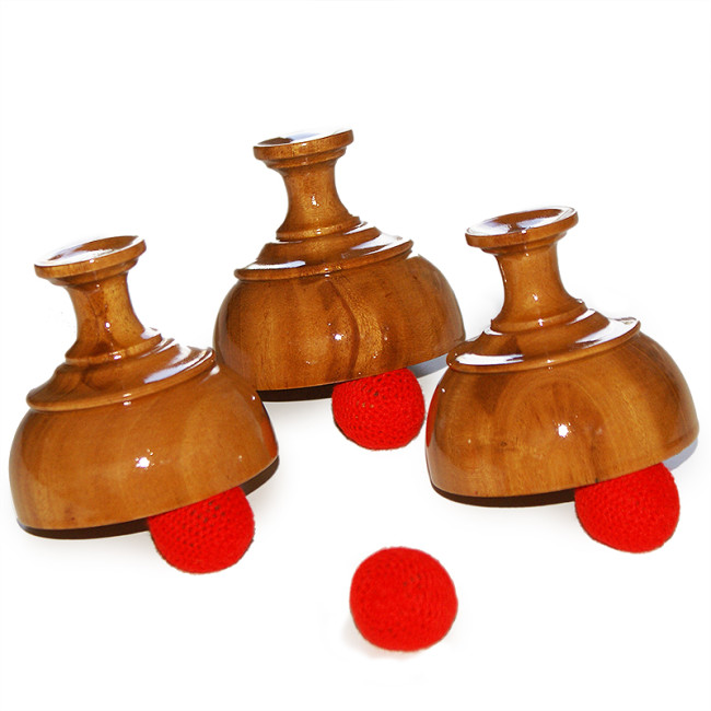 Cups & Balls - Wood - Indian style