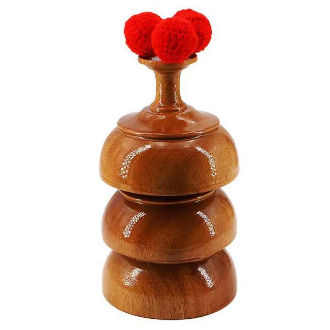 Cups & Balls - Wood - Indian style