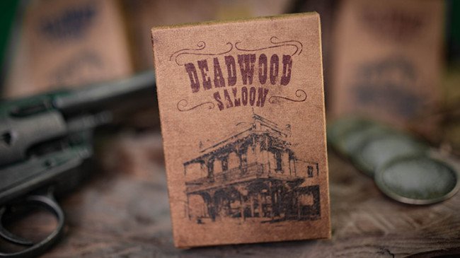 Deadwood Marked (Red) by Matthew Wright and Mark Bennett - Pokerdeck - Markiertes Kartenspiel