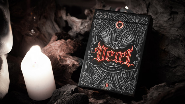 Deal with the Devil (Scarlet Red) UV by Darkside Playing Card Co - Pokerdeck