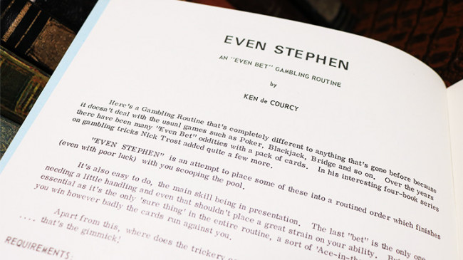 Even Stephen by Ken de Courcy - Buch